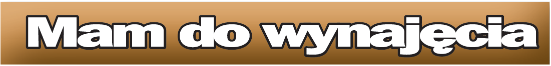 Mam do wynajęcia